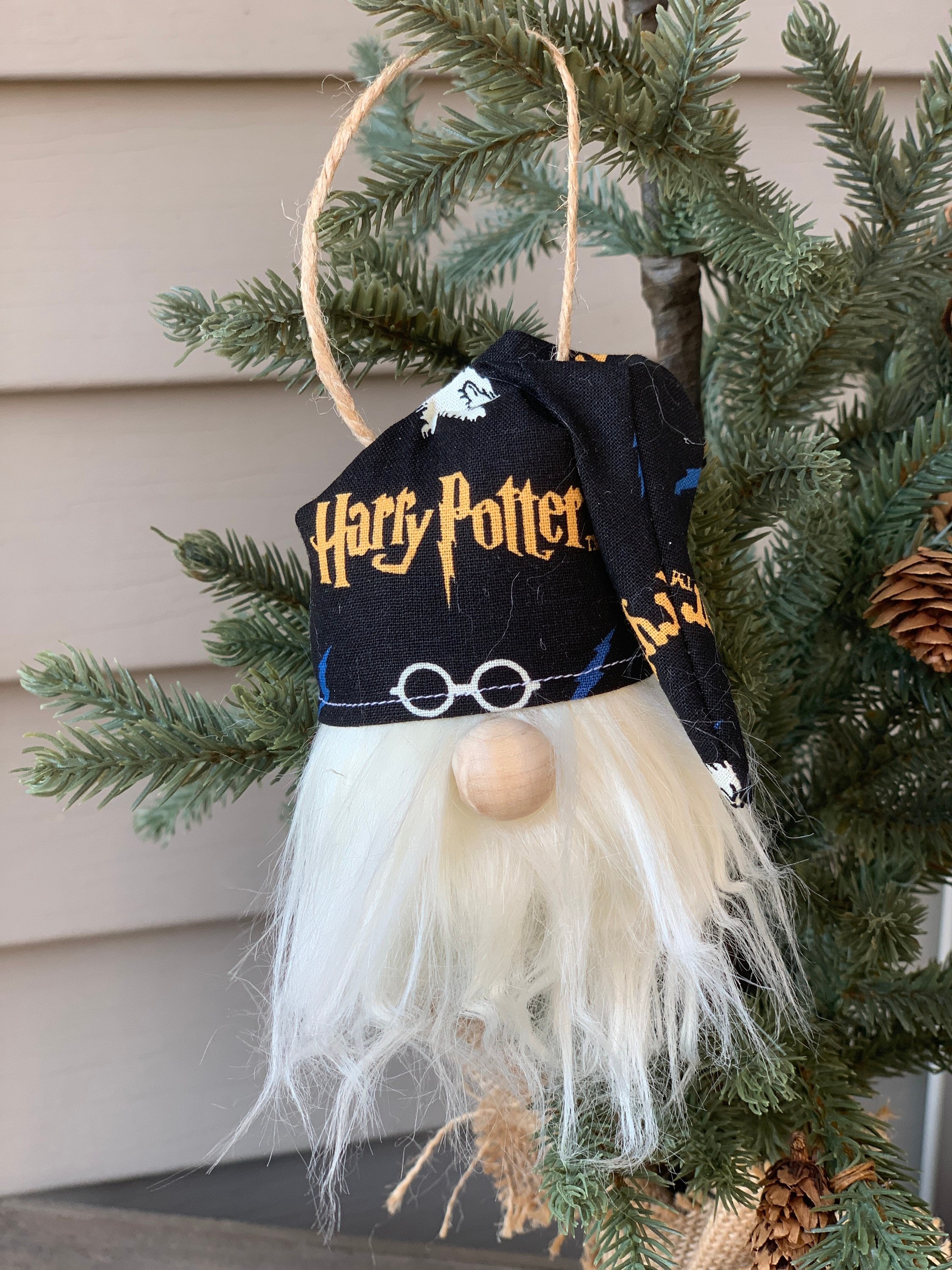 Harry the Harry Potter Gnome tabletop decor tiered tray Etsy