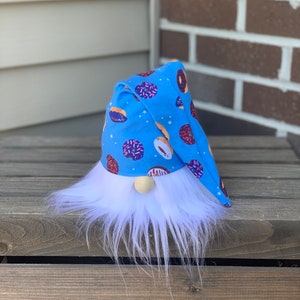 Dolly the Patriotic Donut Gnome | tiered tray decor | tiered tray | 4th of july | star decor | gnome | gnome decor | patriotic | donuts
