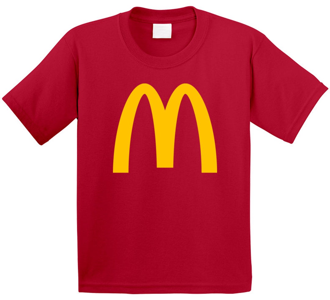 Mcdonald\'s Logo Fast Food Restaurant Funny Hypebeast Kids T Shirt - Etsy