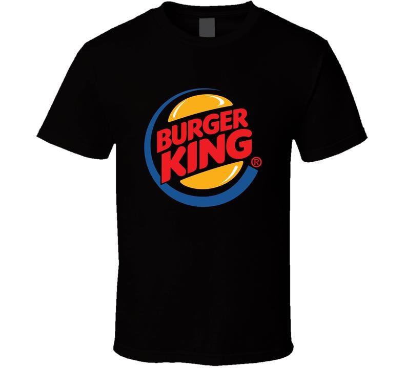 Burger King Retro Logo Fast Food Restaurant Funny Hypebeast T