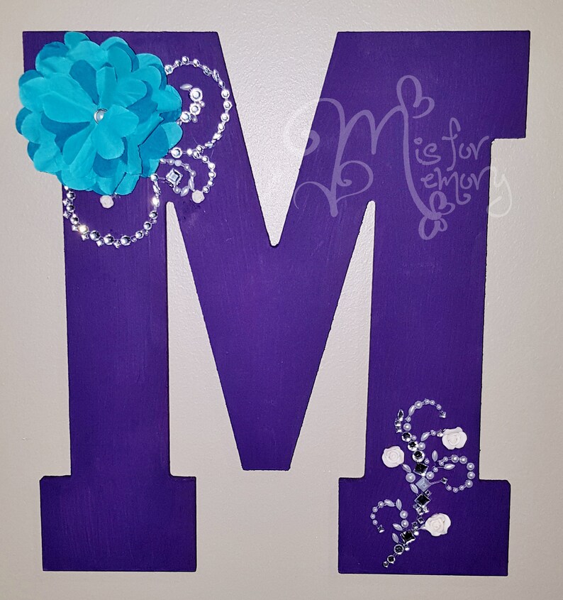 decorative letters etsy