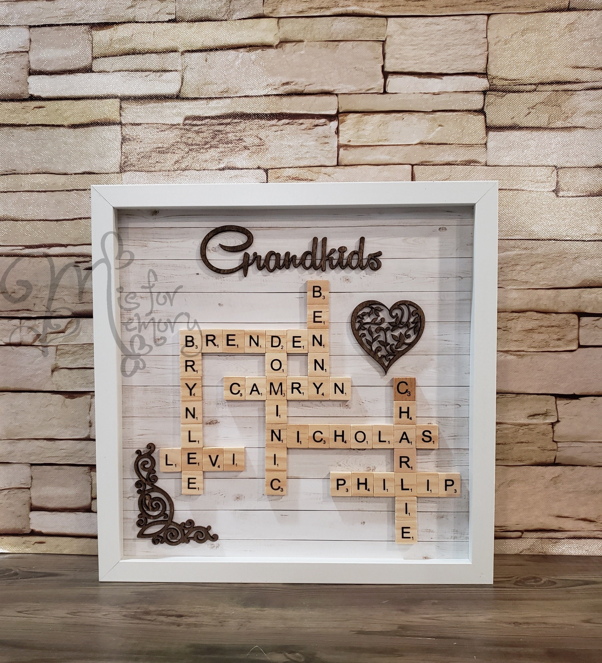 Scrabble Art Frame 