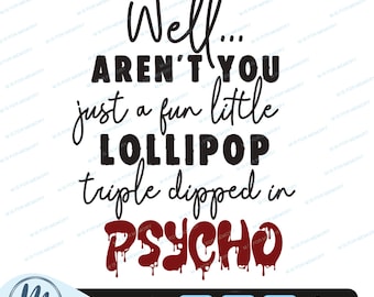 SVG de Psycho, PNG de Funny Redrum, SVG sarcástico