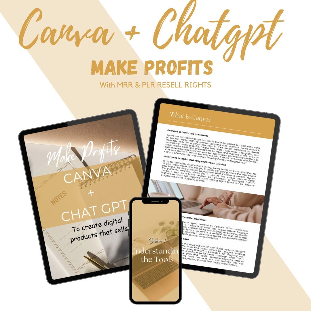 Done for You Canva & Chat GPT Guide: Master Resell Rights - Etsy