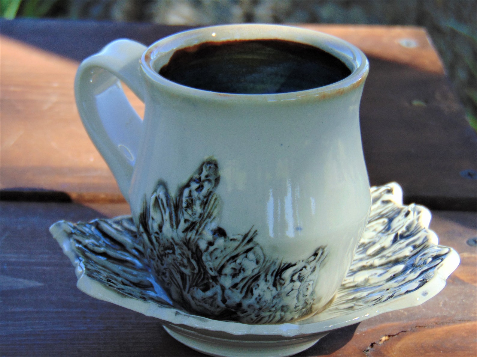 Unique Tea Cup and Saucer coffee cup mug Etsy
