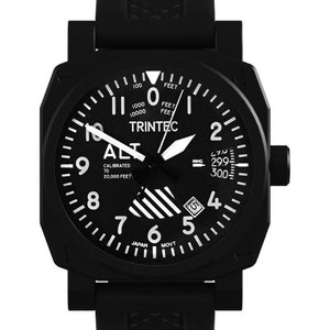 Trintec Automatic Watch NAV-03 Altimeter / Black Brand New