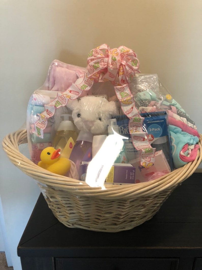 Grand ol' Baby basket / Baby Shower Gift basket Etsy