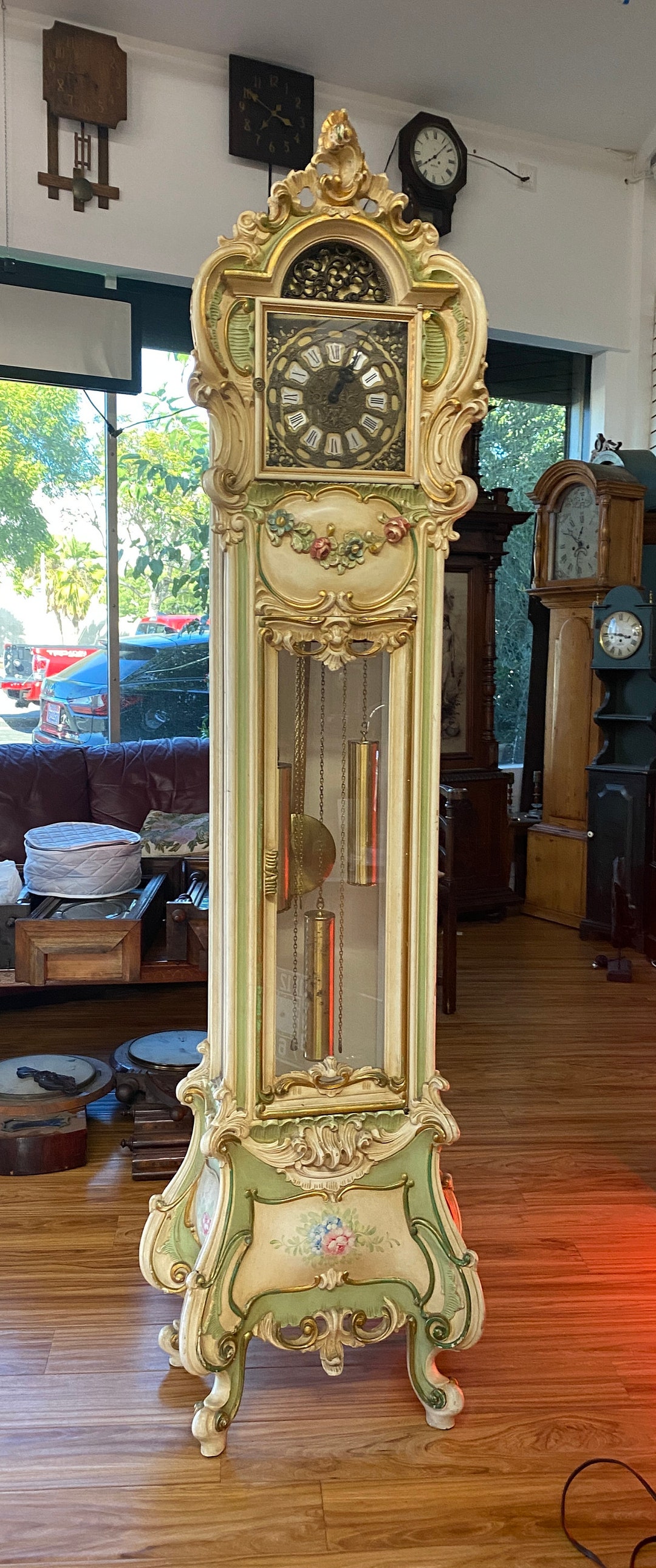 Handcrafted Italian Grandfather Clock Italy Etsy