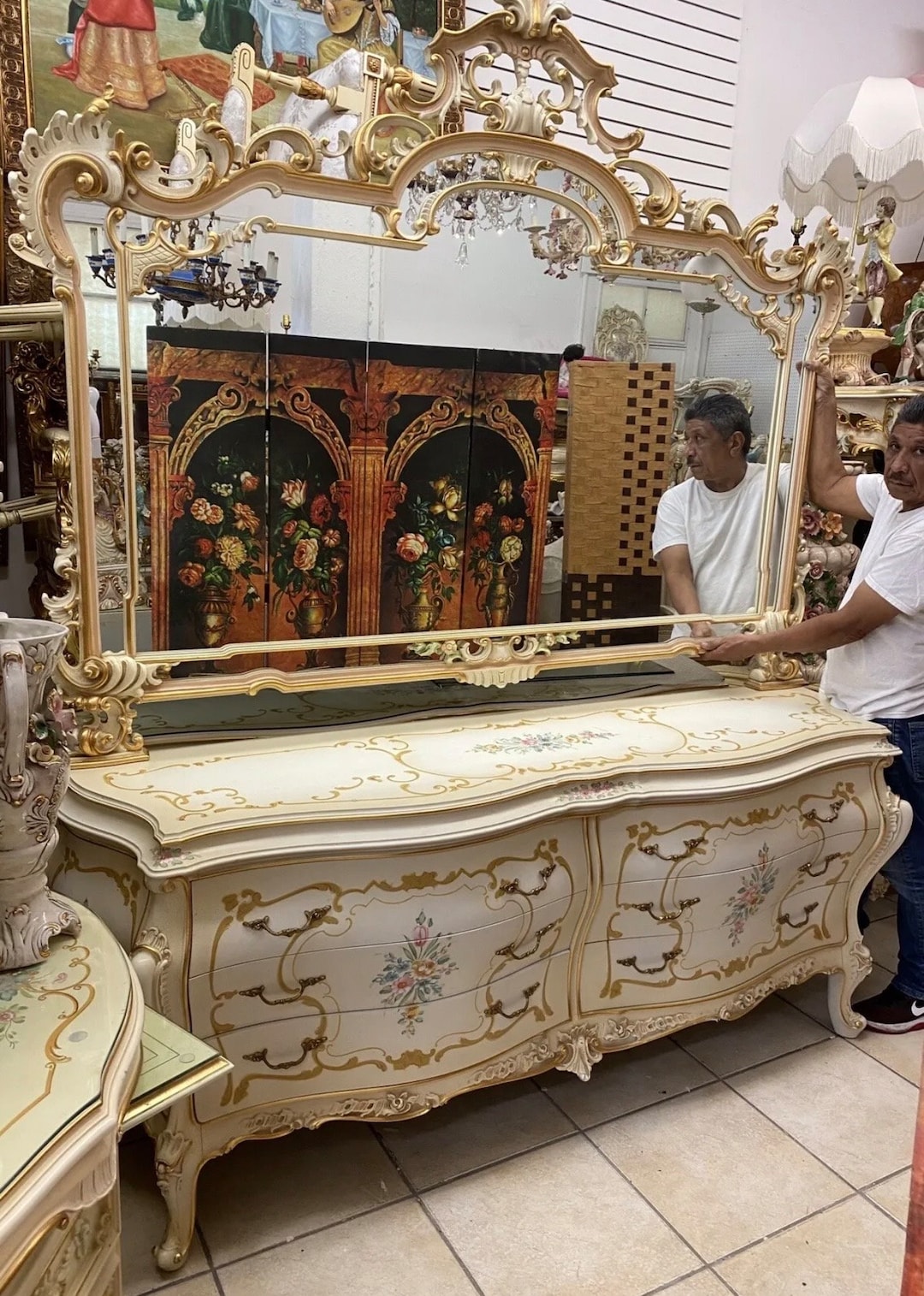 姫系　アンティークSILIK Mario Colciago高級イタリア 姫系 アンティークSILIK Mario Colciago高級イタリア