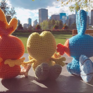 Torchic, Mudkip e Treecko // PACOTE DE PADRÕES (PDF)