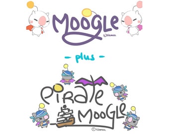 PATTERN PACK // Moogle + Pirate Moogle