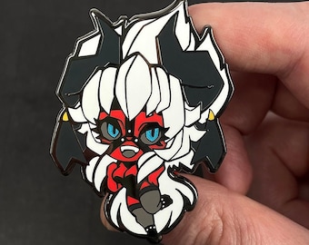 Raya Chibi Succubus Anime Girl Hard Enamel Pin