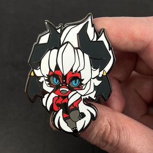 Raya Chibi Succubus Anime Girl Hard Enamel Pin