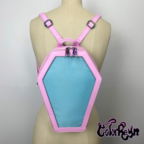 Pink Spooky Coffin Anime Ita Bag Backpack - Ita Bag  display picture 2