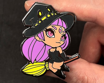 Tempest Chibi Witch Hard Enamel Pin
