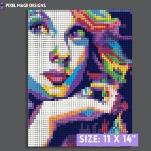 Swiftie Pop Art Perler Bead Pattern - DIY Arts and Crafts | PDF Instant Download