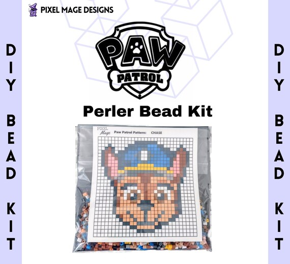 Paw Patrol Inspired Puppies DIY Perler Bead Kit - Etsy