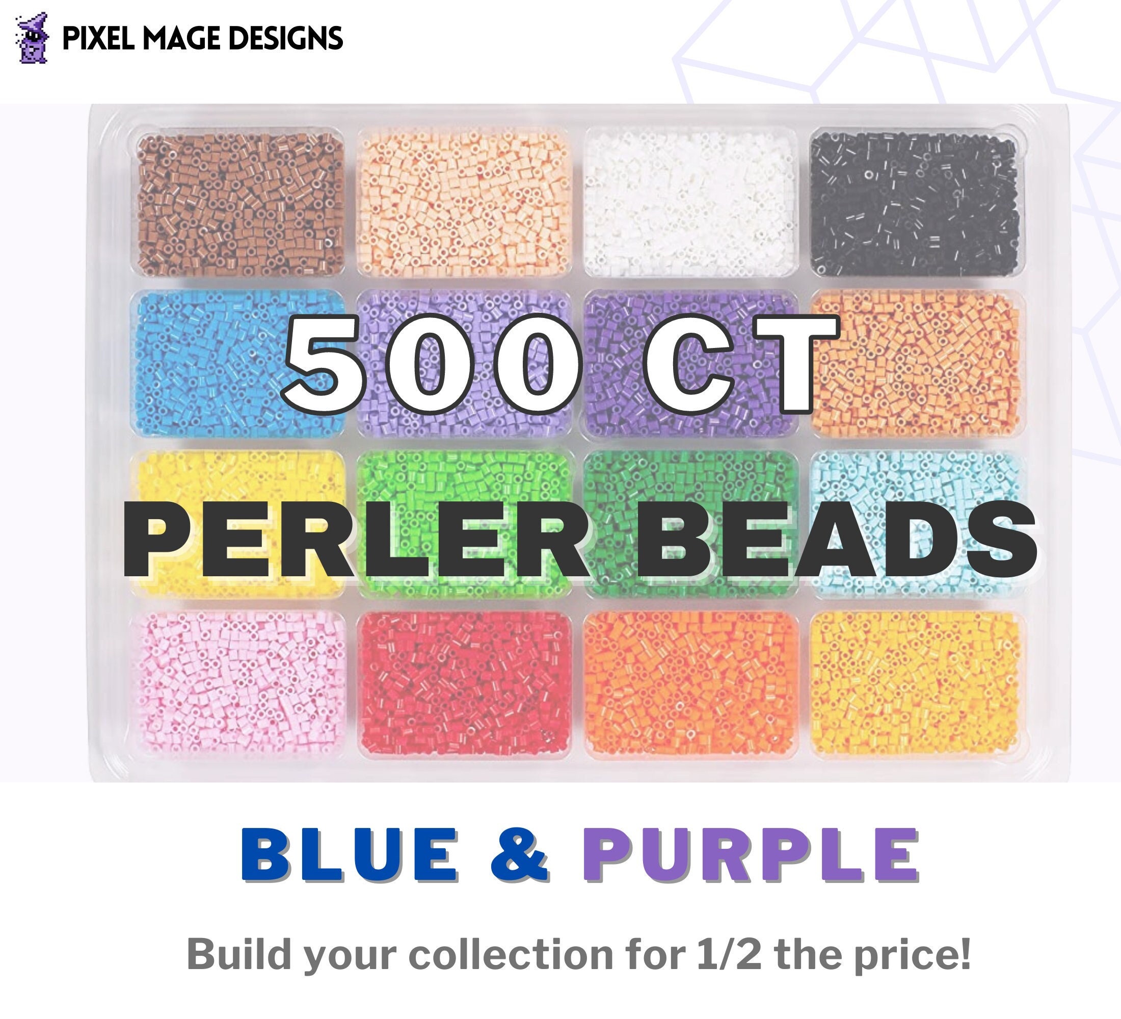 3mm Hama Perler Fuse Beads, Perler Beads 5mm Hama Bead
