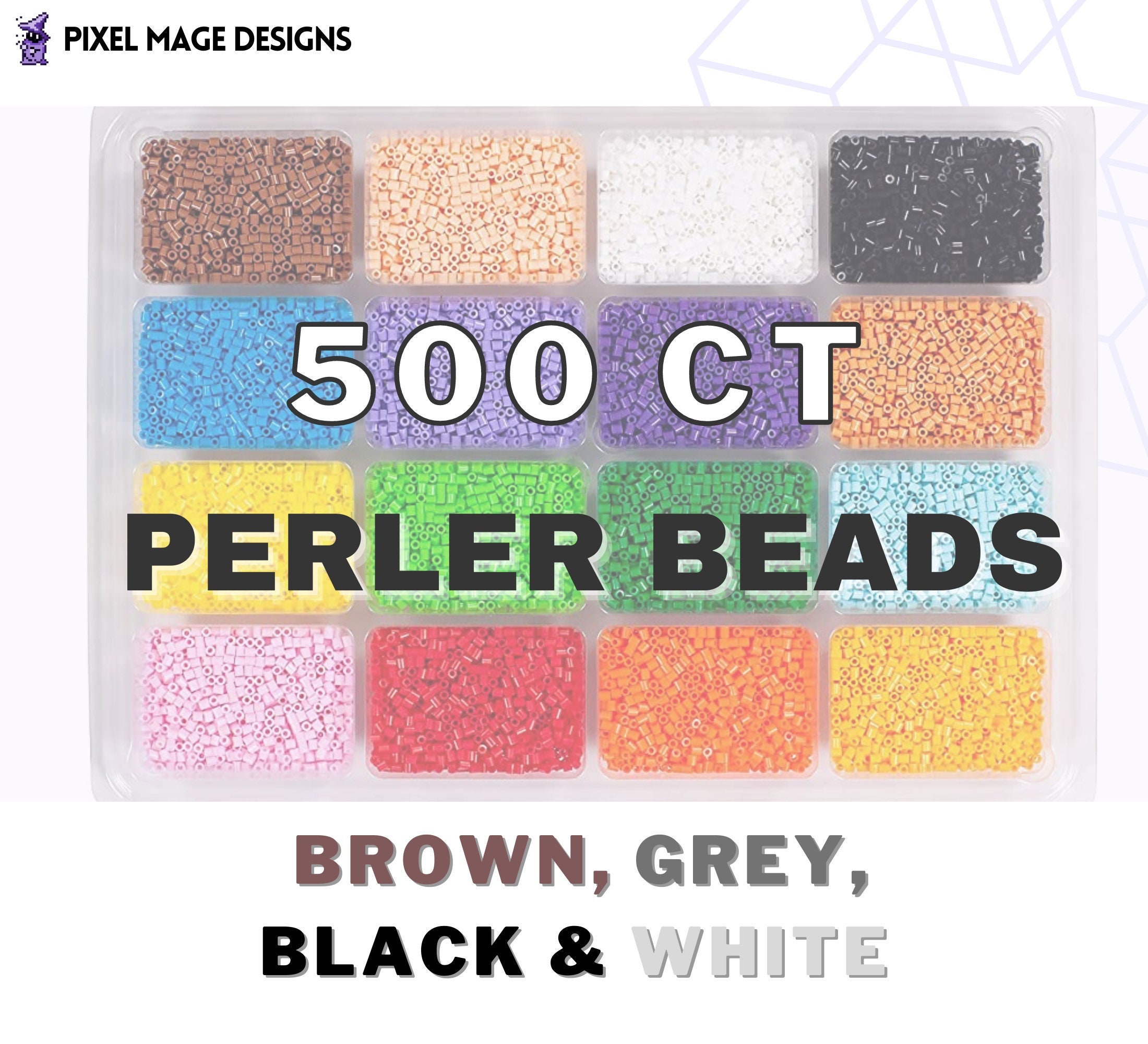 Small Clear Pegboards, 5 ct. - Fuse Bead Store