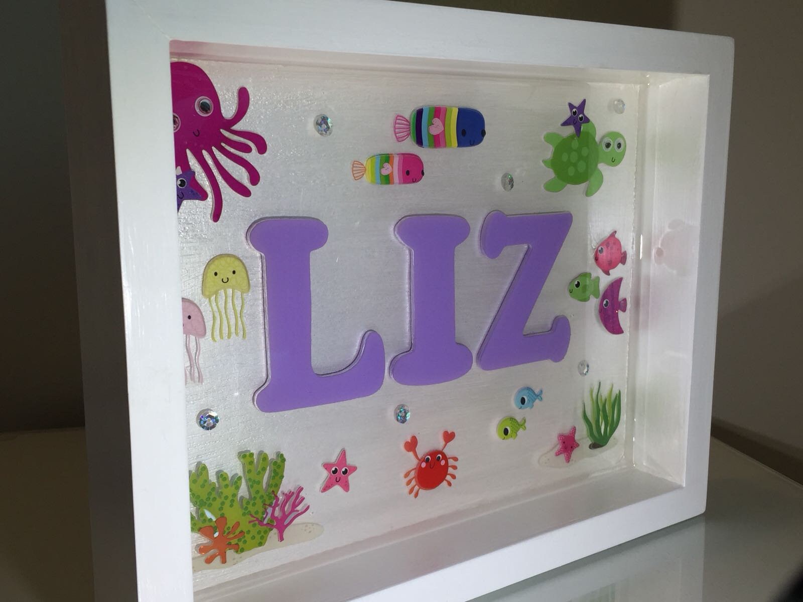 Custom Wood 3D Resin Shadow Box Impresiones Fotos / Fotos Etsy España