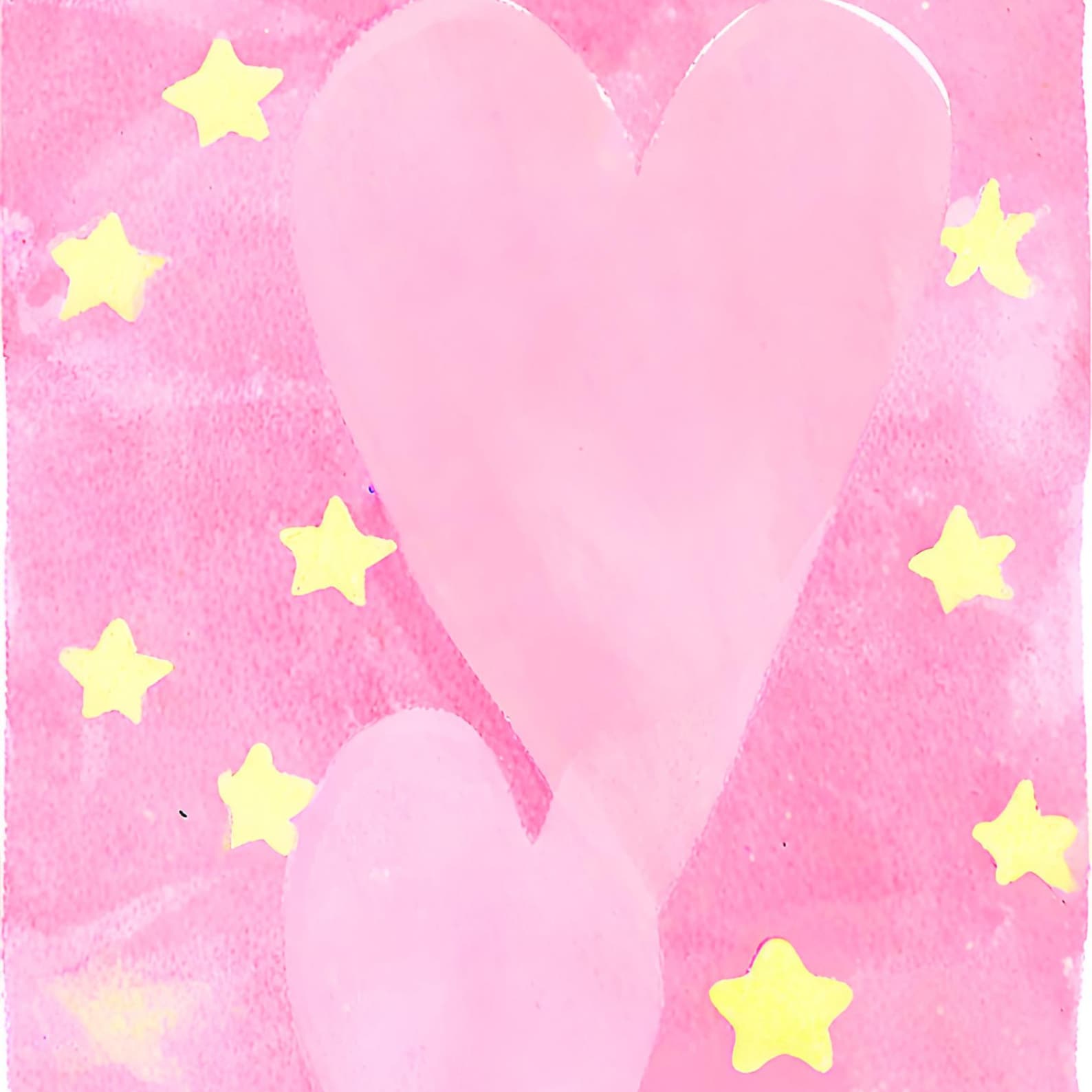 Watercolor Pink Hearts Clipart, 3 Png Files, INSTANT DOWNLOAD - Etsy