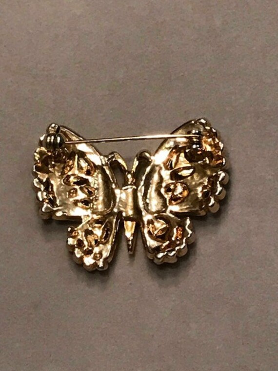 butterfly&pearl ଘ♡ଓaurora Butterfly Elegance Crystal and Pearl Brooch - Etsy Israel