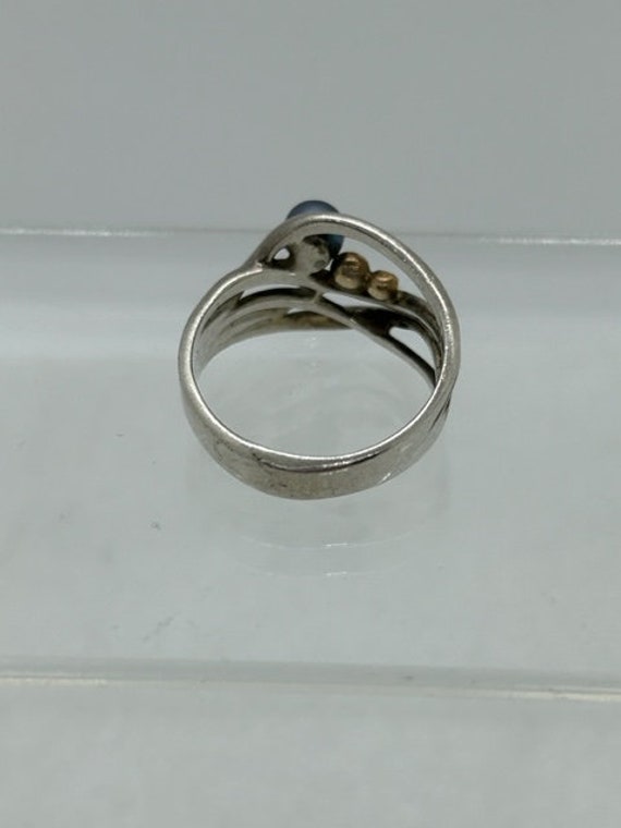 Sterling Silver Pearl Ring - image 4