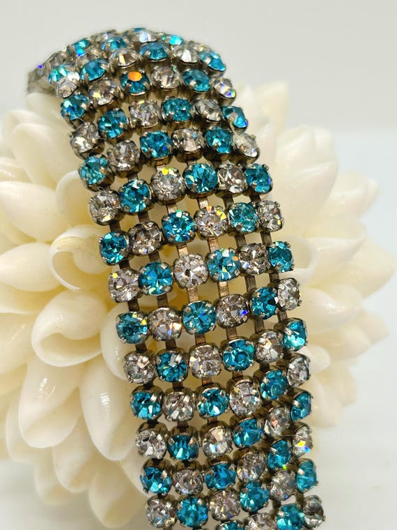 Statement Rhinestone Bracelet - image 2