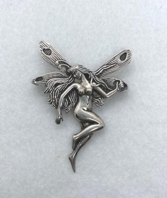 Iconic Art Nouveau Fairy Brooch