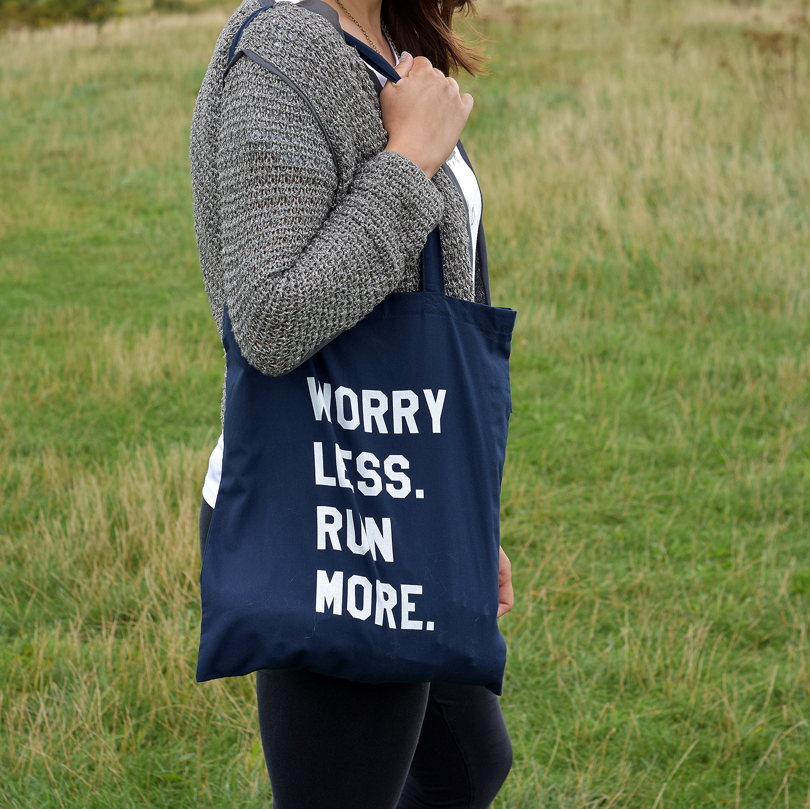 Gifts for runners. Running gifts. Worry Less Run More. Tote. Etsy