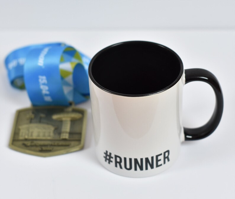Hashtag Runner Running Mug. Gifts for Runners. Running Gifts. Etsy UK