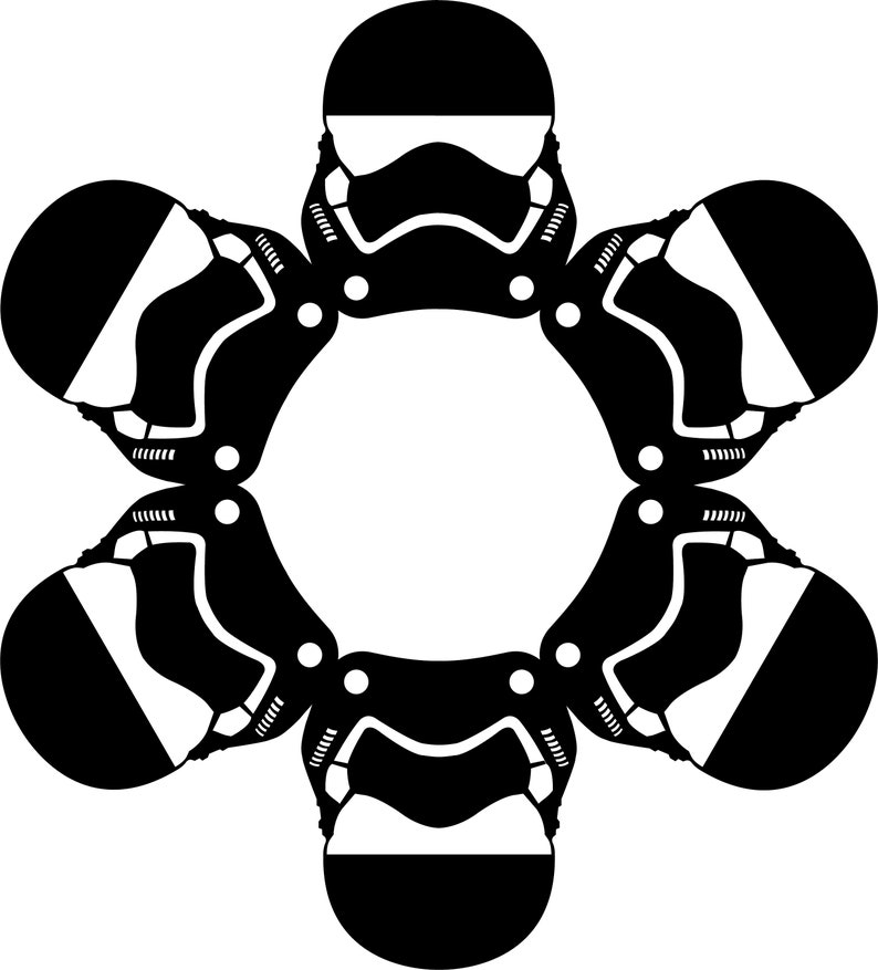 Download Star Wars snowflakes SVG cut file for Cricut | Etsy
