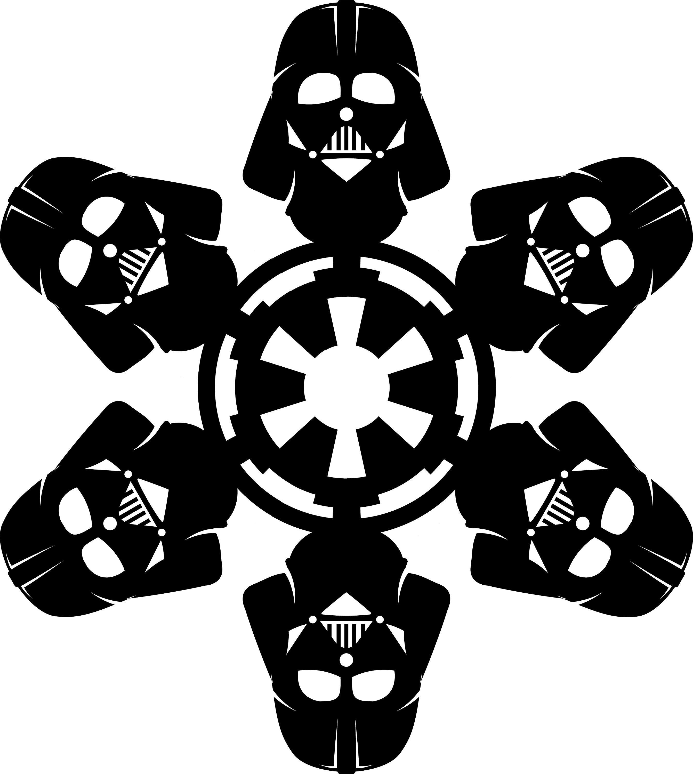 Star Wars Snowflakes, SVG Cut File for Cricut Etsy