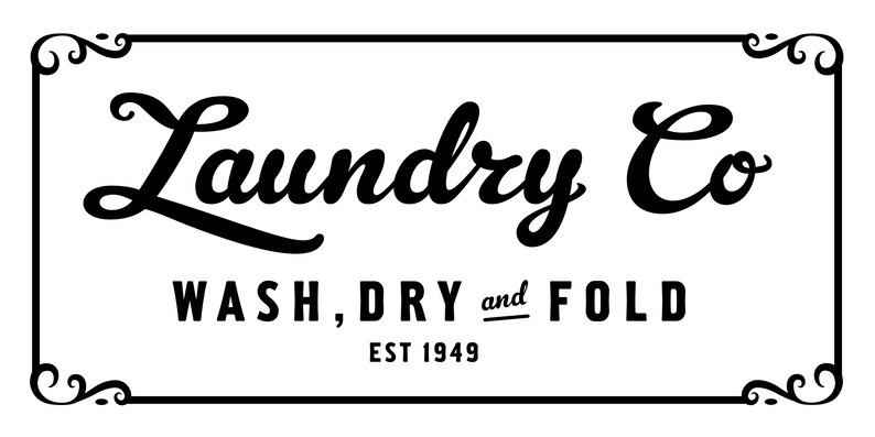 Vintage Laundry Room Sign Digital Download Print or svg | Etsy