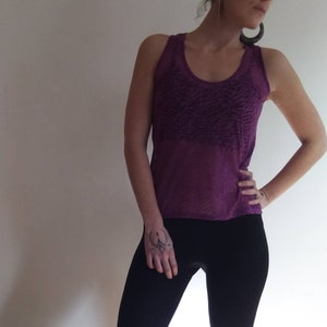 Translucid Zebra Print Fushia Top- Free Size- New Collection- Boho- Tekno Clothing-Summer-Animal Print-Boho-SP23-Alternative Clothing