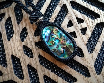 Collar de concha de abulón + conjunto de joyas de pulsera-Joyas únicas hechas a mano-Boho-Gypsy-Pixie-Cosplay Jewels-Organic Jewelry-Mermaid Set Jewels