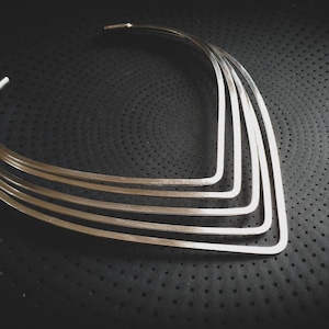 Brass Or Silver Plated Geometric Flat Lines Choker-Goddess Jewelry-Minimalist Design Jewels-Chic Necklace-Boho Jewels-New Collection-Ethnic