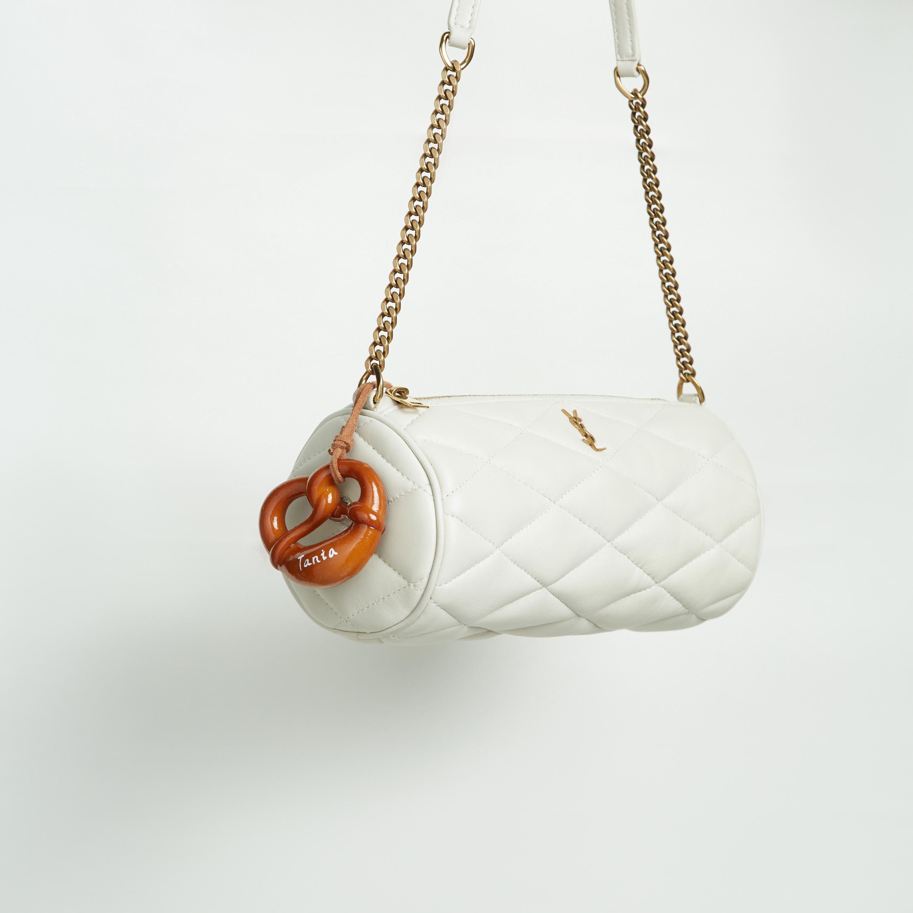 Miniature Bread Bag Charms,Custom Bag Sign,Purse Charm Bag Keychain Accessories, Keychain Backpack Charms,Personalized Gift