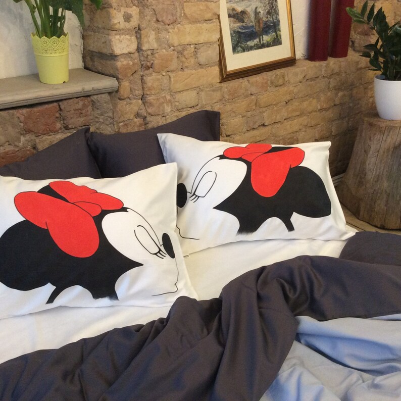 Lesbian Disney Pillow Cases Disney Lgbt Couple Pillowcases Etsy