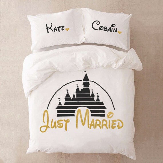 just married bedding