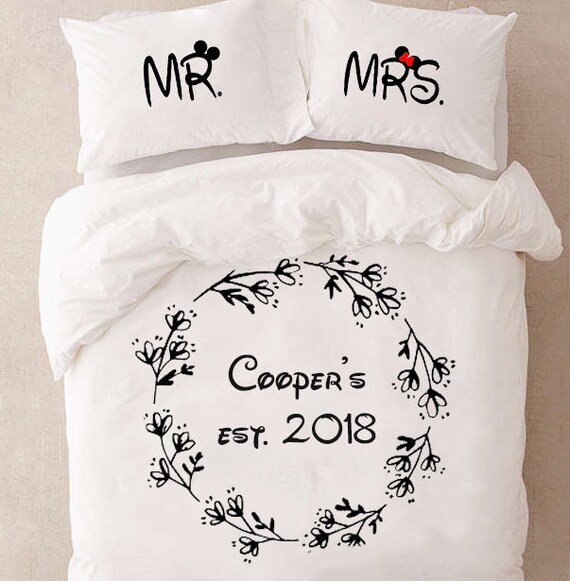 Floral Bedding Set Double For Couples Gift Est Gift For Him Etsy