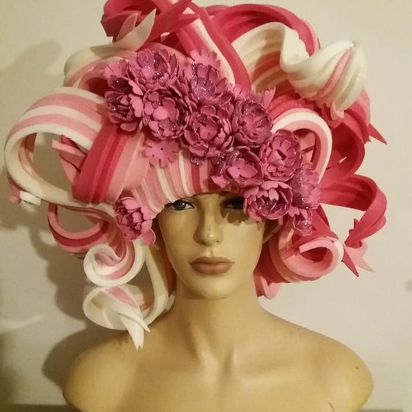 Foam wig Candyfloss