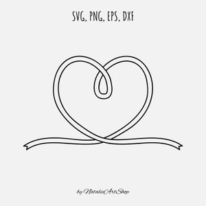 Heart ribbon-Valentine heart PNG-Valentine&#39;s day SVG-Valentine illustration-Love clip art-Mother&#39;s day clipart-Valentines day decor-Icon