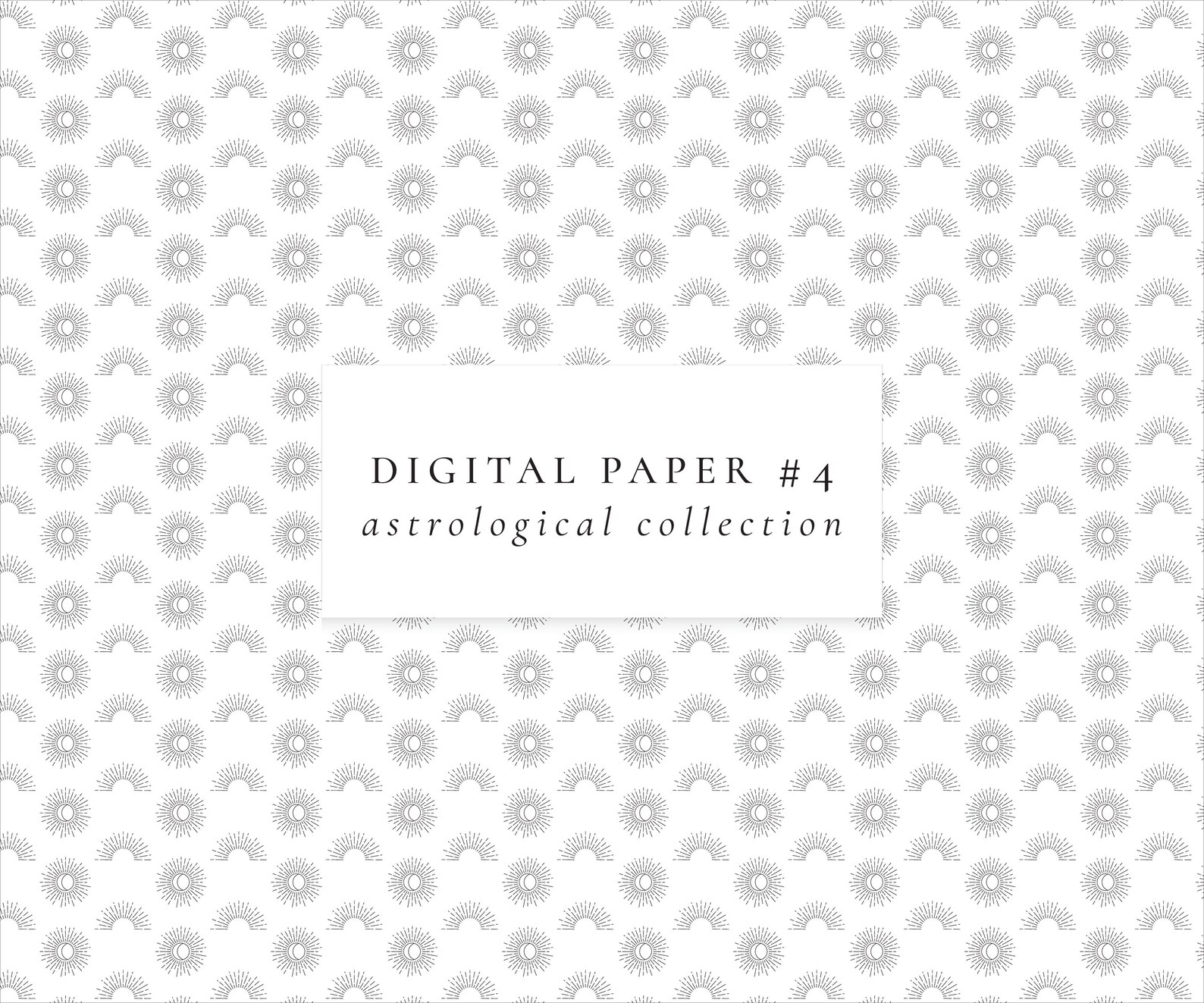 Zodiac Symbol Digital Paper Set/celestial Seamless - Etsy