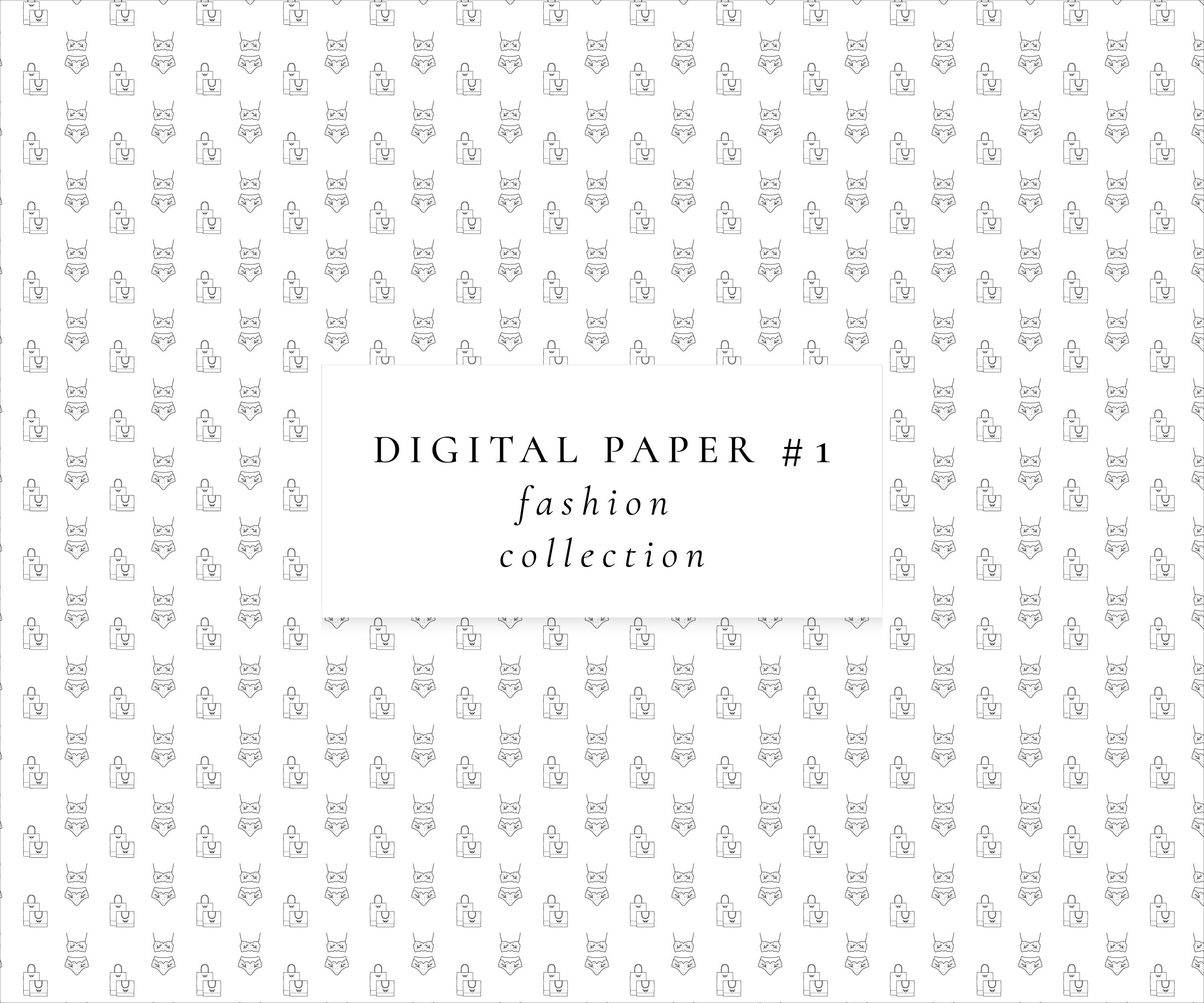 Muster Paper Digitales Papier Set/Fashion Seamless Muster/Scrapbook Paper Pack ...