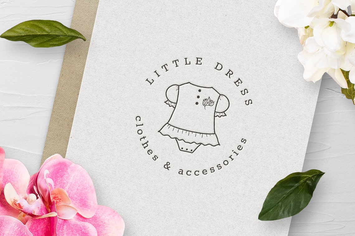 Clothes Logo.children's Clothing Logo.kids Logo.kids Boutique.boutique Logo.premade Logo Design