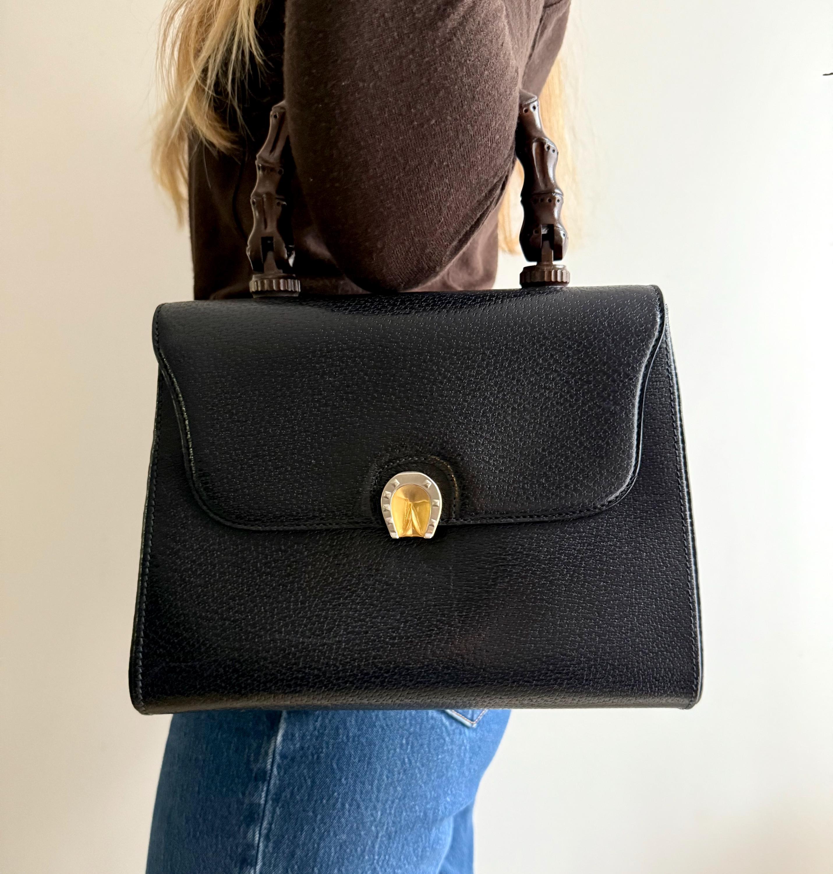 バッグ 90s GUCCI FUR LEATHER SHOULDER TOTE BAG Gucci Fur Shoulder Bags for Women for sale | eBay