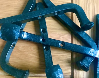 Hooks, Hand Forged Wrought Iron cleats, nails, hooks