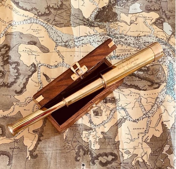 Brass Nautical Telescope. Can be engraved.
