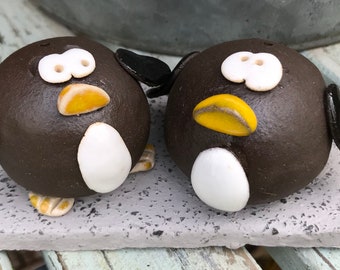 Pinguin Salz und Pfeffer Töpfe, handgemacht by Darwinworkshop